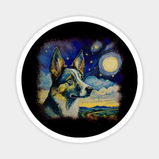 Australian Blue Cattle Dog by VanGogh Magnet